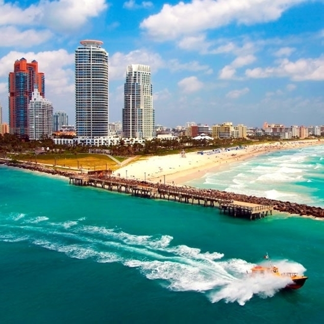 Una playa en Miami Florida