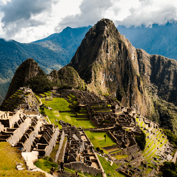 Una vista en MachuPicchu