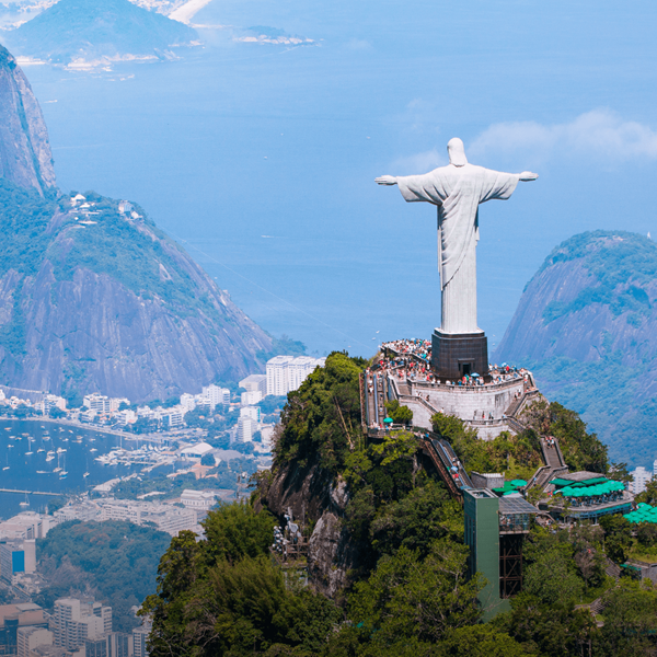 El cristo redentor en Río de Janeiro