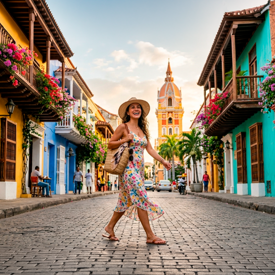 Caminando en Cartagena