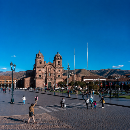 Plaza de Armas de Cusco.