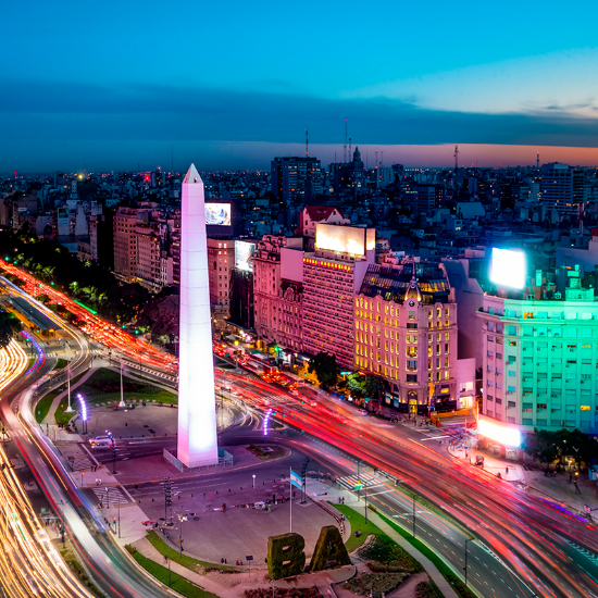 Obelisco de Buenos Aires.