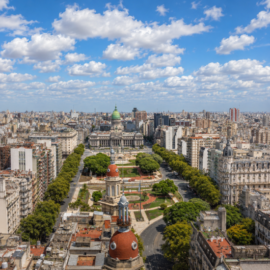 Panorámica de Buenos Aires.