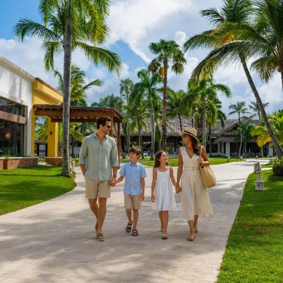 Familia en Punta Cana