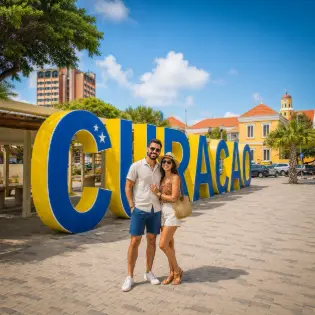 Pareja en Curacao