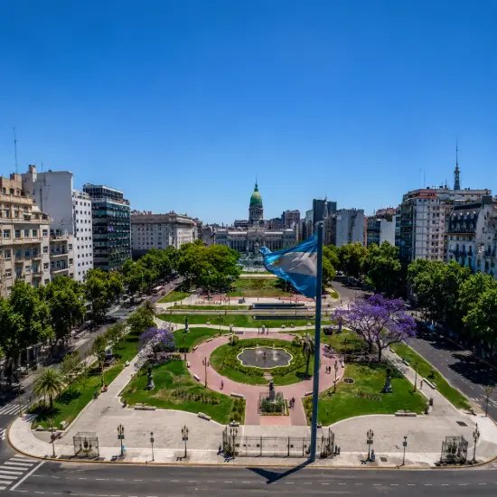 Vista aérea de Buenos Aires