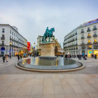 Pareja turista en Europa