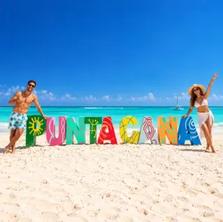 Pareja en Punta Cana