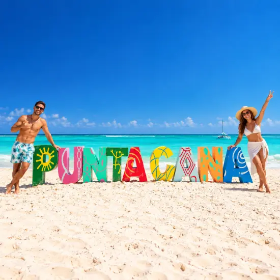 Pareja en Punta Cana