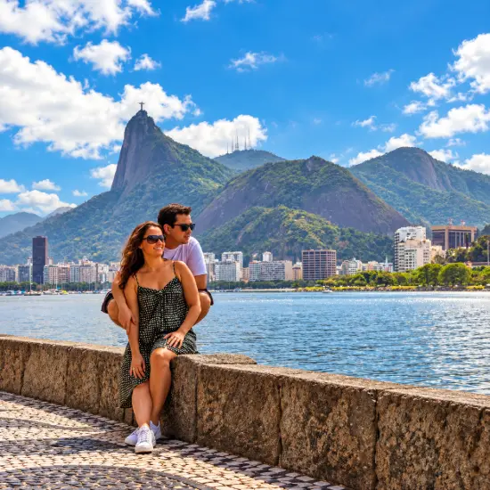 Pareja en Rio de Janeiro