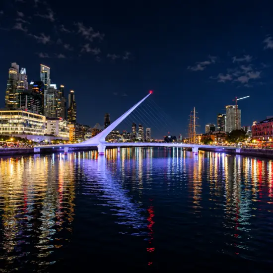 Noche en Puerto Madero