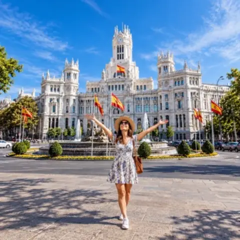 Turista en Madrid