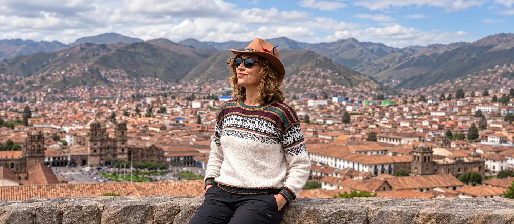 Mujer en la ciudad de Cusco